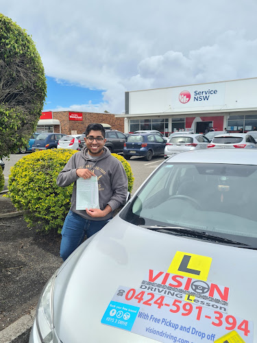 Vision Driving Lesson in West Wollongong